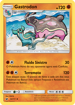 Gastrodon (54/111) REV FOIL - Carta Avulsa Pokemon