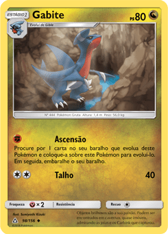 Gabite (98/156) - Carta Avulsa Pokemon