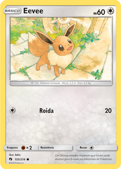 Eevee (155/214) REV FOIL - Carta Avulsa Pokemon