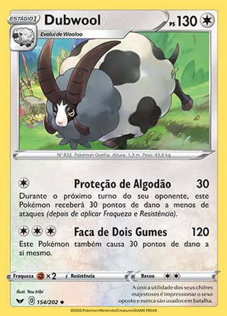 Dubwool (154/202) - Carta Avulsa Pokemon