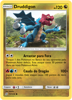 Druddigon (157/236) - Carta Avulsa Pokemon