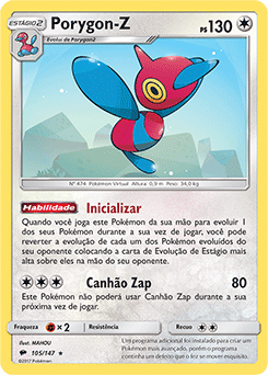 Porygon-Z (105/147) FOIL - Carta Avulsa Pokemon