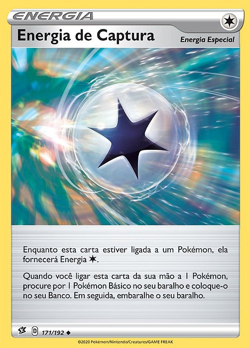 Energia de Captura / Capture Energy (171/192) - Carta Avulsa Pokemon