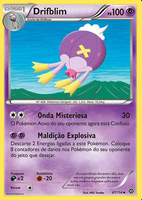 Drifblim (47/114) - Carta Avulsa Pokemon