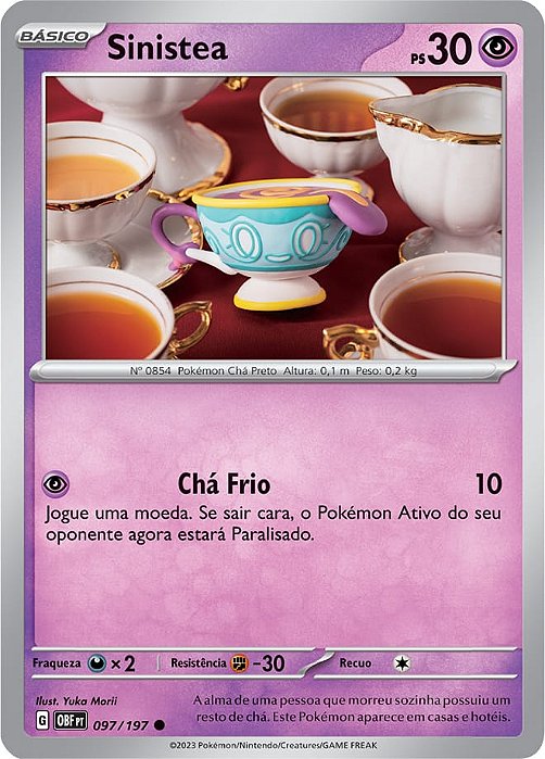 Sinistea (097/197) - Carta Avulsa Pokemon