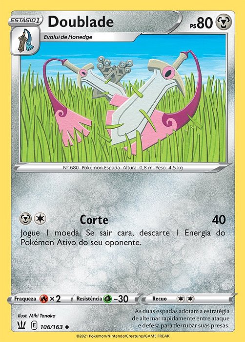 Doublade (106/163) REV FOIL - Carta Avulsa Pokemon