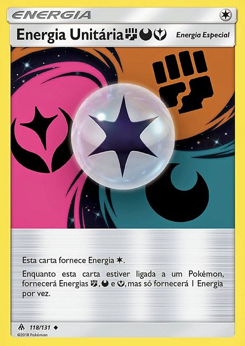 Energia Unitária FDY / Unit Energy FDY (118/131) - Carta Avulsa Pokemon