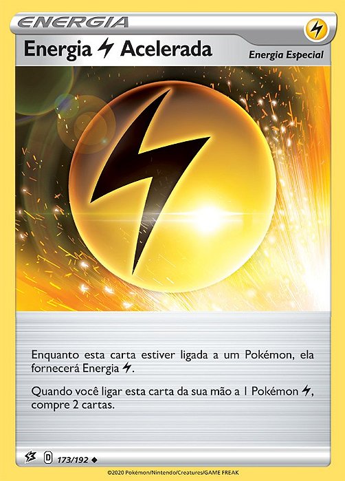 Energia E Acelerada / Speed L Energy (173/192) REV FOIL - Carta Avulsa Pokemon
