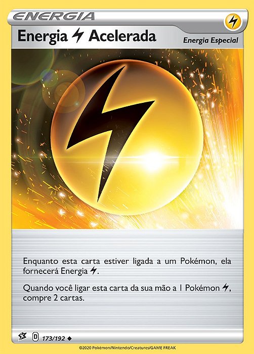Energia E Acelerada / Speed L Energy (173/192) - Carta Avulsa Pokemon