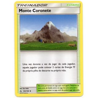 Monte Coronete / Mt. Coronet (130/156) - Carta Avulsa Pokemon