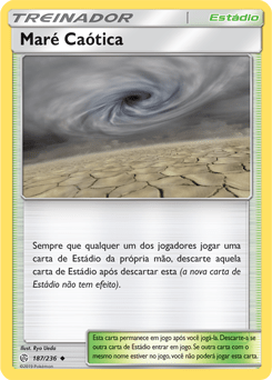Maré Caótica / Chaotic Swell (187/236) - Carta Avulsa Pokemon