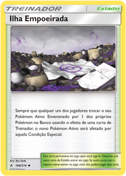 Ilha Empoeirada / Dust Island (168/214) - Carta Avulsa Pokemon