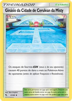 Ginásio da Cidade de Cerulean da Misty / Misty's Cerulean City Gym (61/68) - Carta Avulsa Pokemon