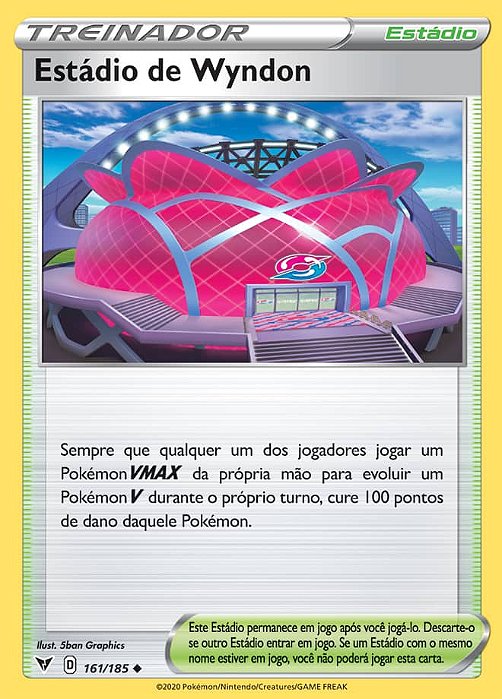 Estádio de Wyndon / Wyndon Stadium (161/185) - Carta Avulsa Pokemon