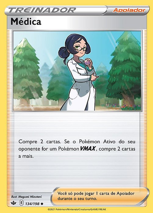 Médica / Doctor (134/198) - Carta Avulsa Pokemon