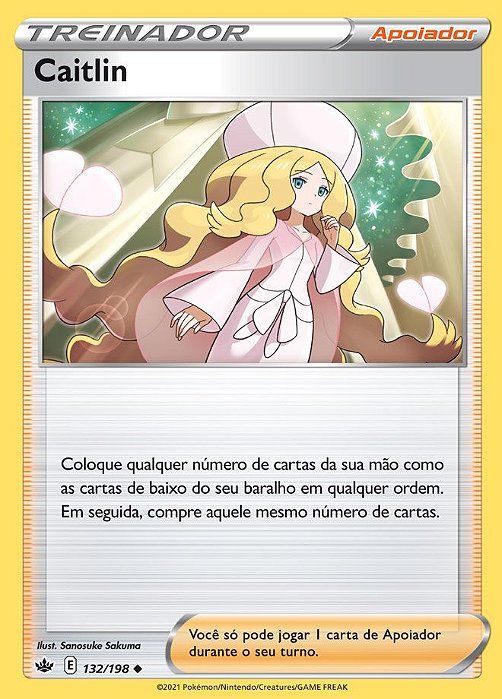 Caitlin (132/198) - Carta Avulsa Pokemon