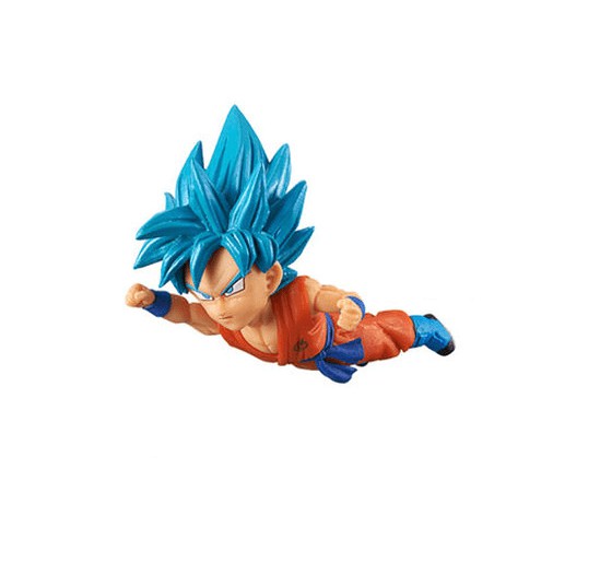 Goku Deus Super Sayajin Blue (M4) - Miniatura Colecionável 7 cm