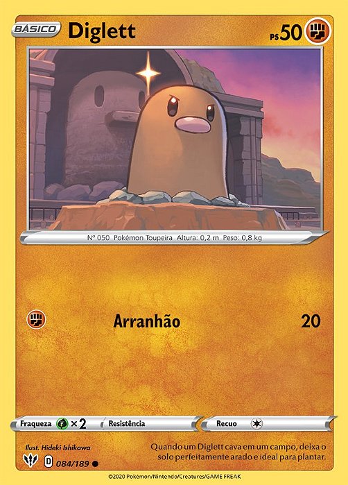 Diglett (84/189) - Carta Avulsa Pokemon