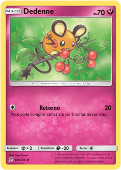 Dedenne (145/236) - Carta Avulsa Pokemon