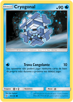 Cryogonal (46/236) - Carta Avulsa Pokemon