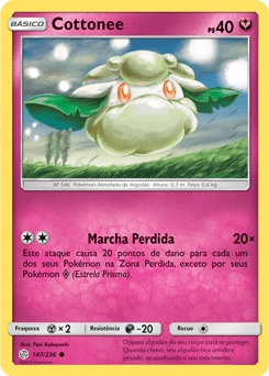 Cottonee (147/236) - Carta Avulsa Pokemon