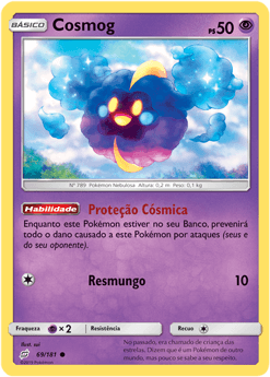Cosmog (69/181) - Carta Avulsa Pokemon