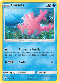 Corsola (36/149) - Carta Avulsa Pokemon
