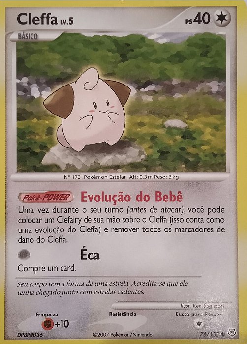 Cleffa LV.5 (78/130) - Carta Avulsa Pokemon