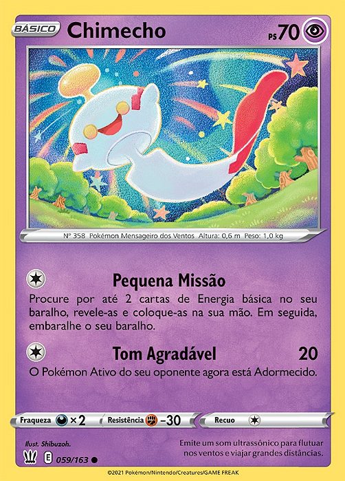 Chimecho (59/163) - Carta Avulsa Pokemon