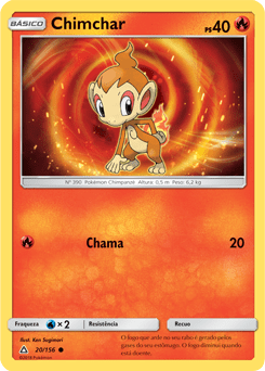 Chimchar (20/156) - Carta Avulsa Pokemon