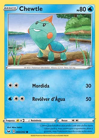 Chewtle (60/202) - Carta Avulsa Pokemon