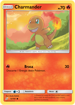 Charmander (12/181) - Carta Avulsa Pokemon