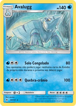 Avalugg (30/131) - Carta Avulsa Pokemon