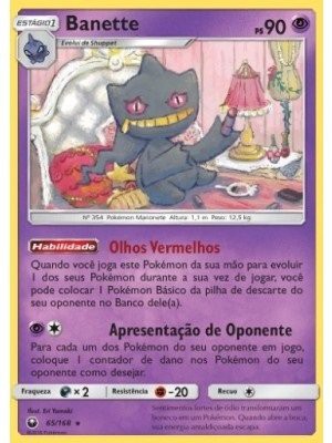 Banette (65/168) - Carta Avulsa Pokemon