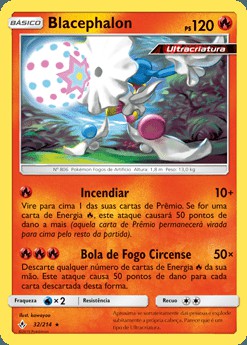 Blacephalon (32/214) - Carta Avulsa Pokemon