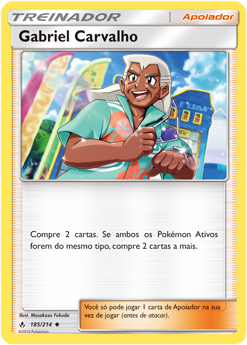 Gabriel Carvalho / Samson Oak (185/214) - Carta Avulsa Pokemon