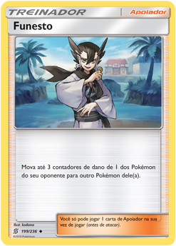 Funesto / Grimsley (199/236) - Carta Avulsa Pokemon