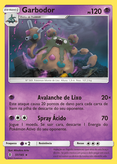 Garbodor (51/145) - Carta Avulsa Pokemon