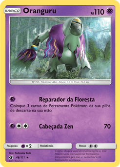 Oranguru (48/111) - Carta Avulsa Pokemon