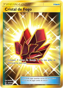 Cristal de Fogo / Fire Crystal (231/214) - Carta Avulsa Pokemon