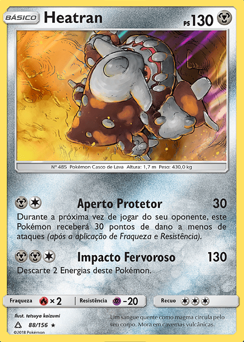 Heatran (88/156) FOIL  - Carta Avulsa Pokemon