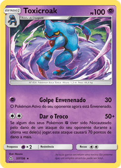 Toxicroak (57/156) - Carta Avulsa Pokemon