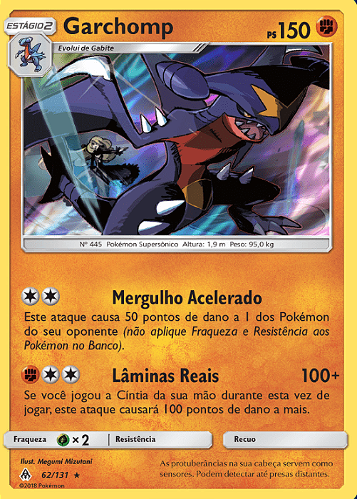 Garchomp (62/131) FOIL - Carta Avulsa Pokemon