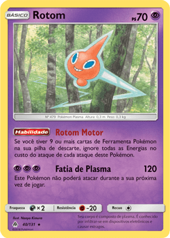 Rotom (40/131) - Carta Avulsa Pokemon