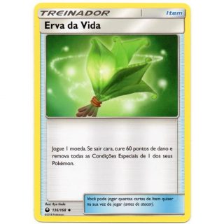 Erva da Vida / Life Herb (136/168) - Carta Avulsa Pokemon