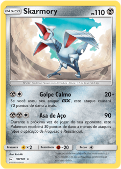 Skarmory (98/181) - Carta Avulsa Pokemon