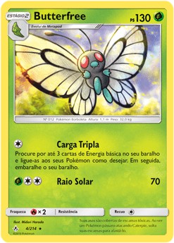 Butterfree (4/214) - Carta Avulsa Pokemon