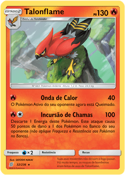 Talonflame (32/236) - Carta Avulsa Pokemon