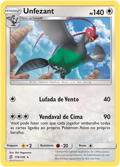 Unfezant (176/236) - Carta Avulsa Pokemon