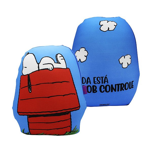 Almofada Casa do Snoopy (Dog House) em Microperolas (41x33cm)